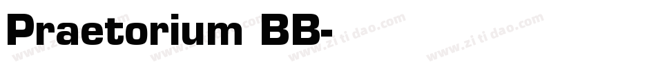 Praetorium BB字体转换